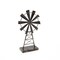 Metal Windmill for Farmhouse Decor, Rustic Home Decorations (8 x 14 Inches)